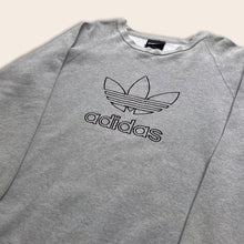 Load image into Gallery viewer, Adidas embroidered trefoil sweatshirt - L