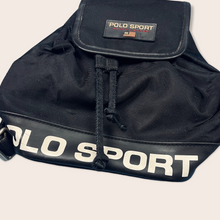 Load image into Gallery viewer, Polo Sport Ralph Lauren small back pack bag - Black