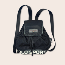 Load image into Gallery viewer, Polo Sport Ralph Lauren small back pack bag - Black