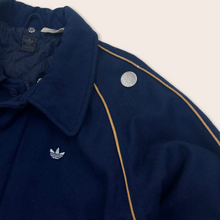 Load image into Gallery viewer, (2002) Adidas Trefoil Embroidered Logo Wool Piping Varsity Bomber Jacket - M
