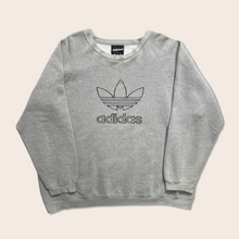 Load image into Gallery viewer, Adidas embroidered trefoil sweatshirt - L