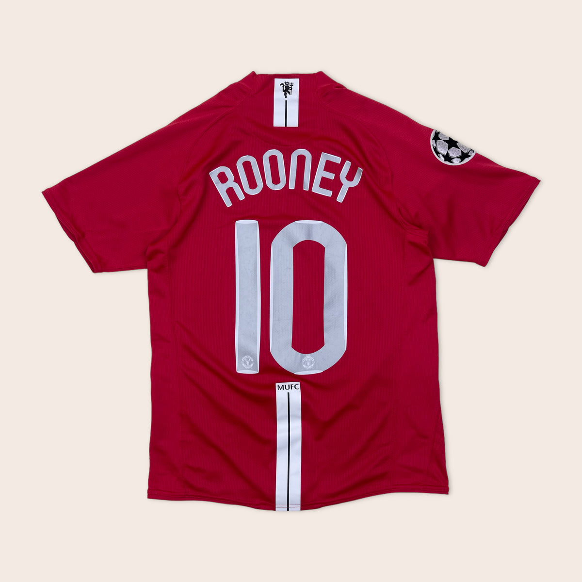 2008) Manchester United Rooney No.10 2008-09 UCL Moscow
