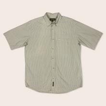 Load image into Gallery viewer, Timberland beige checked short sleeve shirt - L/XL