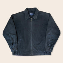 Load image into Gallery viewer, Polo Ralph Lauren washed black Harrington jacket - M/L