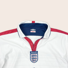 Load image into Gallery viewer, 2003/05 England Umbro ‘04 Euros Home Reversible Football Shirt - XS (YXL)