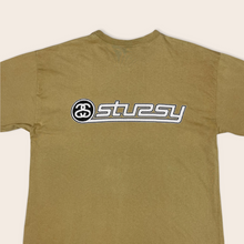 Load image into Gallery viewer, (1990’s) Vintage Stussy olive spell out graphic t-shirt - M