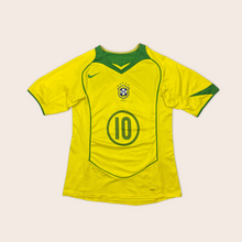 Load image into Gallery viewer, Women's 2004/06 Brazil Nike Ronaldinho 10 Home Football Shirt - S