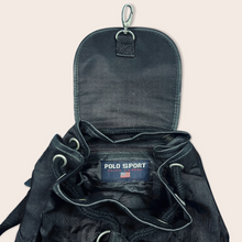 Load image into Gallery viewer, Polo Sport Ralph Lauren small back pack bag - Black