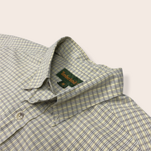Load image into Gallery viewer, Timberland beige checked short sleeve shirt - L/XL