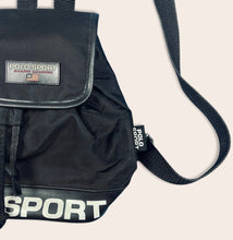 Load image into Gallery viewer, Polo Sport Ralph Lauren small back pack bag - Black