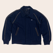 Load image into Gallery viewer, (2002) Adidas Trefoil Embroidered Logo Wool Piping Varsity Bomber Jacket - M