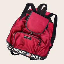 Load image into Gallery viewer, Polo Sport Ralph Lauren rucksack bag - Red