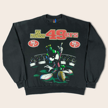 Load image into Gallery viewer, 1994 Marvin the Martian x 49ers Looney Tunes Warner bros sweatshirt