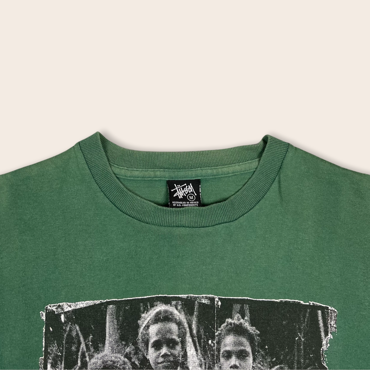 2000's) Stussy African 'Increase the peace' graphic t-shirt