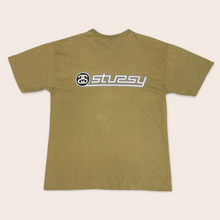 Load image into Gallery viewer, (1990’s) Vintage Stussy olive spell out graphic t-shirt - M