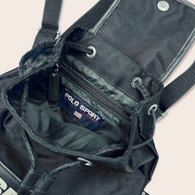 Load image into Gallery viewer, Polo Sport Ralph Lauren small back pack bag - Black
