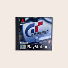 Load image into Gallery viewer, Gran Turismo 2 Platinum Complete With Manual Sony PlayStation Classic PS1 (2 Discs)
