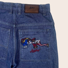 Load image into Gallery viewer, Fubu Embroidered Pocket Jeans - 28”
