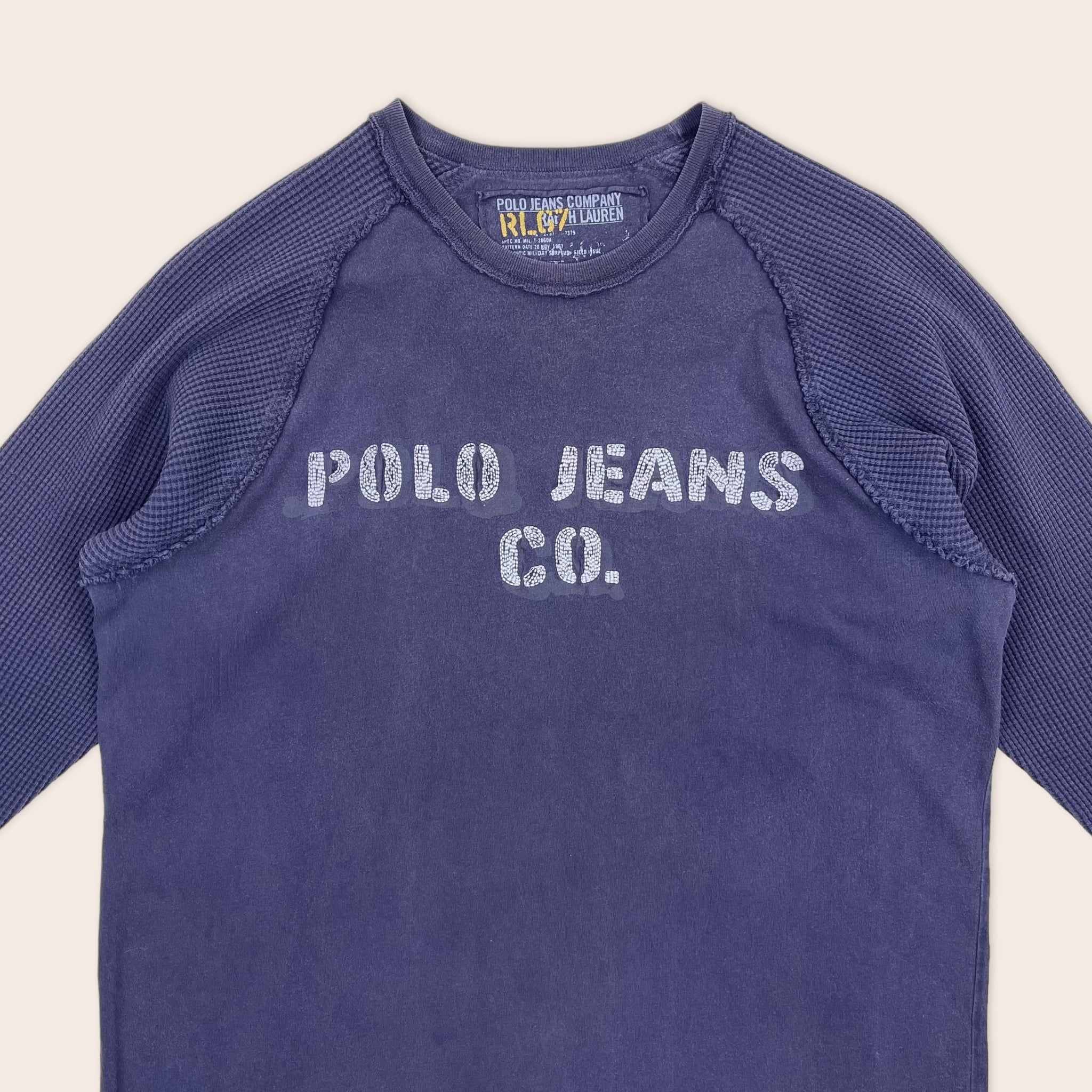 Vintage Polo Jeans Co Ralph Lauren Long Sleeve T Shirt Size XL 