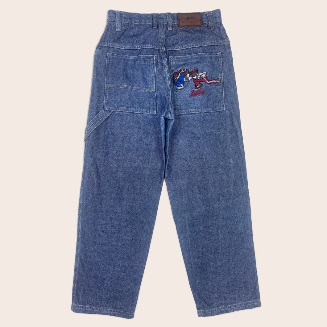 Fubu Embroidered Pocket Jeans - 28”