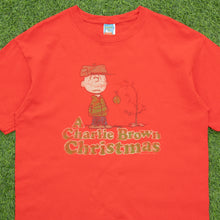 Load image into Gallery viewer, A Charlie Brown Christmas Snoopy Peanuts by Schulz Graphic Gildan Red T-Shirt - L
