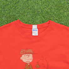 Load image into Gallery viewer, A Charlie Brown Christmas Snoopy Peanuts by Schulz Graphic Gildan Red T-Shirt - L
