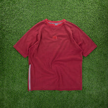 Load image into Gallery viewer, (2001) Nike Box Logo Waffle Textured Maroon Red T-Shirt - XL
