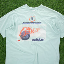 Load image into Gallery viewer, Adidas Championship Season Basketball Graphic Light Blue T-Shirt - XXL
