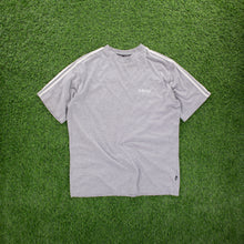 Load image into Gallery viewer, (1996) Adidas 3-Stripe Spell Out Embroidered Grey T-Shirt - L
