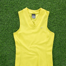 Load image into Gallery viewer, Women’s Nike Dri-Fit Cross Training Sports V-Neck Yellow Vest Top - M (10-12)
