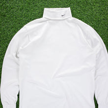 Load image into Gallery viewer, (2007) Nike Golf FitDry Small Swoosh Embroidered Turtleneck White Long Sleeve T-Shirt - L
