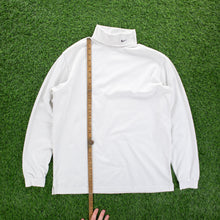 Load image into Gallery viewer, (2007) Nike Golf FitDry Small Swoosh Embroidered Turtleneck White Long Sleeve T-Shirt - L
