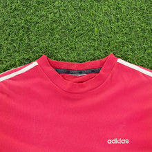 Load image into Gallery viewer, (1997) Adidas 3-Stripe Spell Out Embroidered Pink T-Shirt - L/XL
