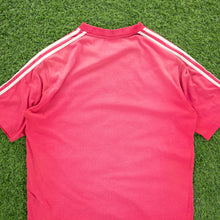 Load image into Gallery viewer, (1997) Adidas 3-Stripe Spell Out Embroidered Pink T-Shirt - L/XL
