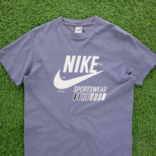 Load image into Gallery viewer, (2007) Nike Large Swoosh USA Sportswear Graphic Blue T-Shirt - M
