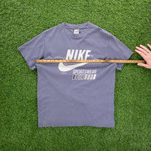 Load image into Gallery viewer, (2007) Nike Large Swoosh USA Sportswear Graphic Blue T-Shirt - M
