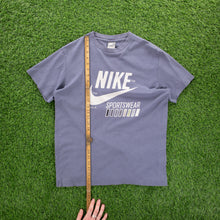 Load image into Gallery viewer, (2007) Nike Large Swoosh USA Sportswear Graphic Blue T-Shirt - M
