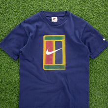 Load image into Gallery viewer, (1998) Women’s Nike Tennis Court Motion Graphic T-Shirt - M (10-12)
