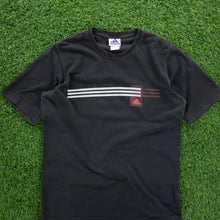 Load image into Gallery viewer, (2002) Adidas 3-Stripe Double Sided Graphic Black T-Shirt - M
