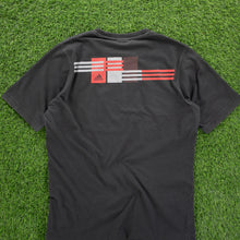 Load image into Gallery viewer, (2002) Adidas 3-Stripe Double Sided Graphic Black T-Shirt - M
