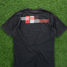 Load image into Gallery viewer, (2002) Adidas 3-Stripe Double Sided Graphic Black T-Shirt - M
