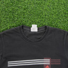 Load image into Gallery viewer, (2002) Adidas 3-Stripe Double Sided Graphic Black T-Shirt - M
