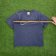 Load image into Gallery viewer, (2008) Nike Large Swoosh Gradient Navy Graphic T-Shirt - M
