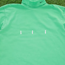 Load image into Gallery viewer, (2013) Nike Golf Dry-Fit Small Swoosh Embroidered Turtleneck Green Long Sleeve T-Shirt - XL
