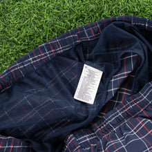 Load image into Gallery viewer, Reebok Small Embroidered Logo Checked Navy Swim Sports Shorts - XXL (36-42”)
