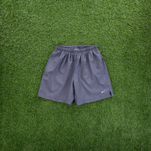 Load image into Gallery viewer, Nike Small Swoosh Embroidered Lightweight Grey Sports Shorts - M (28-32”)
