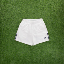 Load image into Gallery viewer, (2001) Adidas 3-Stripe Embroidered Logo White Sports Shorts - M (32/34”)
