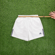 Load image into Gallery viewer, (2001) Adidas 3-Stripe Embroidered Logo White Sports Shorts - M (32/34”)
