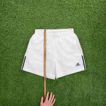 Load image into Gallery viewer, (2001) Adidas 3-Stripe Embroidered Logo White Sports Shorts - M (32/34”)
