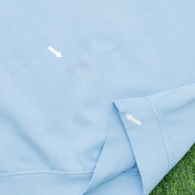 Load image into Gallery viewer, Reebok Small Spell Out Logo Embroidered Crewneck Light Blue Sweatshirt - M

